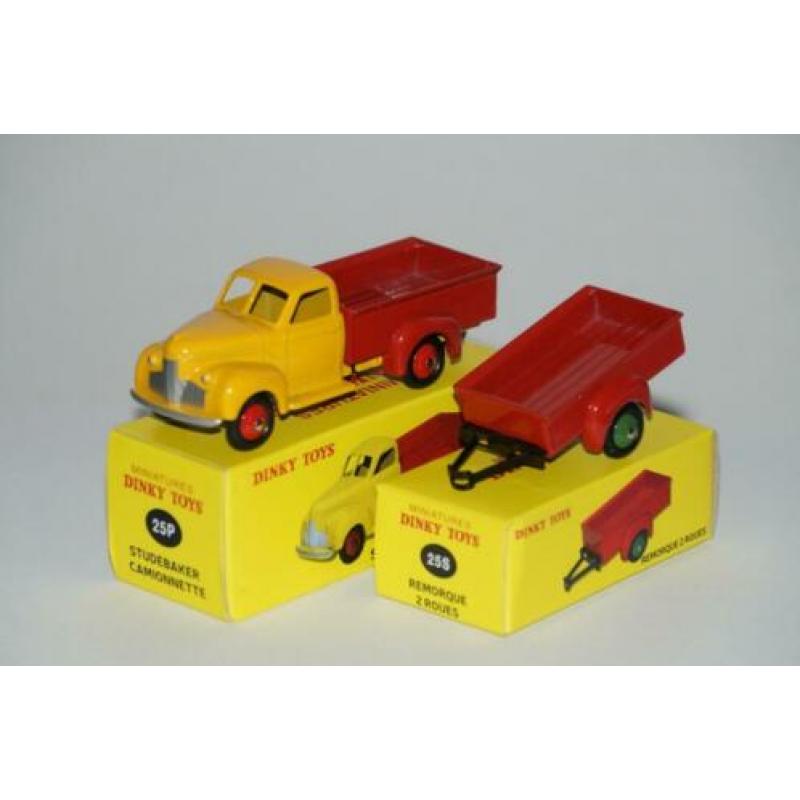 Studebaker Truck aanhangwagen - Dinky Toys 25P&S - ATLAS