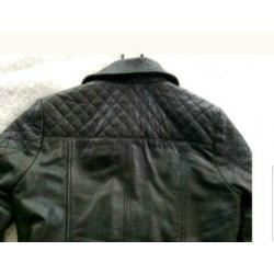 Echt leren jasje . Bikerjack van river island xs zwart