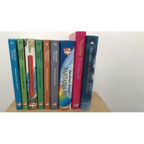 7 x Geronimo Stilton + 2 x Thea Stilton kinderboeken