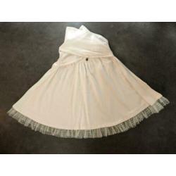ingewikkelde witte jurk MIJN maat 122 - 128