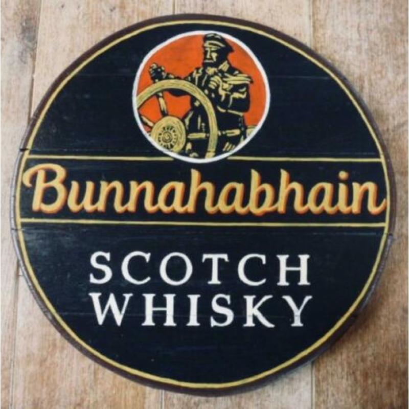 Handgeschilderd pub bord/Schotse whisky/Bruichladdig/whiskey