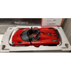 Koenigsegg agera red 79007 extreem zeldzaam AUTOART