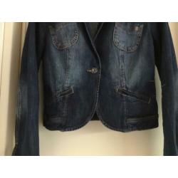Geisha jeans jasje, maat M