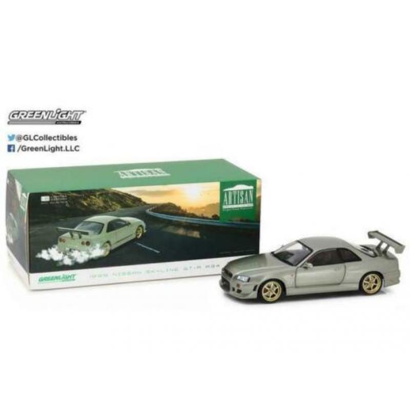 Nissan Skyline GT-R R34 1999 millennium jade Greenlight