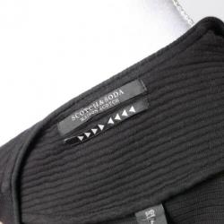SCOTCH & SODA gitzwart geribbeld vestje maat S ZGAN