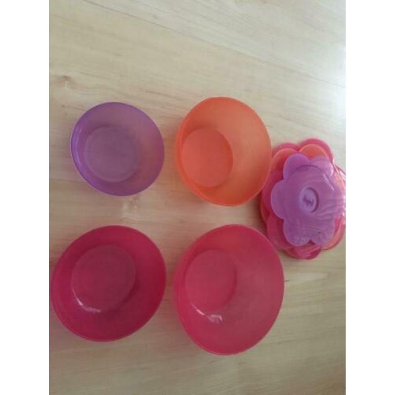 4 verschillende bakjes