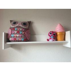 Complete babykamer kast ledikant matras commode plankje wit
