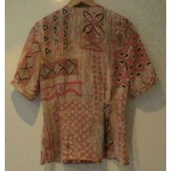 Alexon rode blouse fantasie patroon maat 34