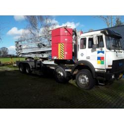 Vicario 168.6 bouwkraan met iveco truck