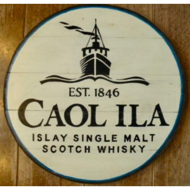 Handgeschilderd pub bord/Schotse whisky/Bruichladdig/whiskey