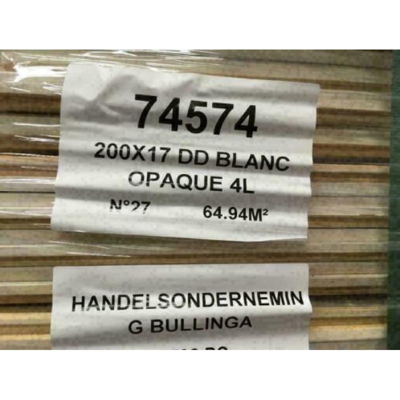 Grenen vloerdelen wit gelakt 170mm breed , SPOTGOEDKOOP