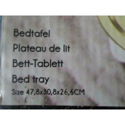 Mooie Gusta bedtafel / tray / dienblad in mdf