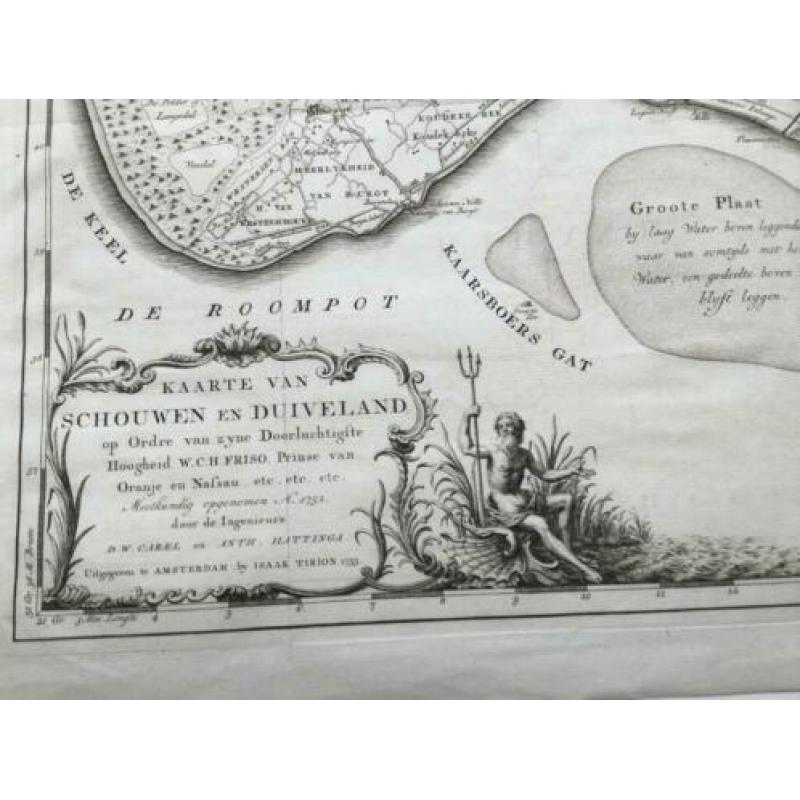 Schouwen en Duiveland, kopergravure, 1753