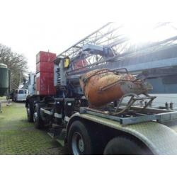Vicario 168.6 bouwkraan met iveco truck