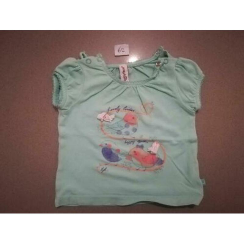 Diverse meisjesshirts maat 62