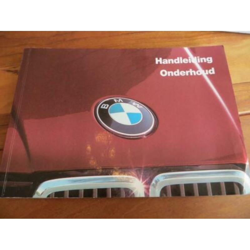 Instructieboek BMW 3-serie E30 316 318i 320i 325e 325i 1985