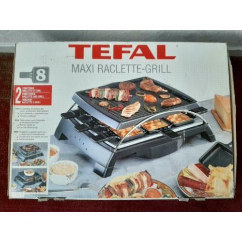 Tefal Raclette - Gril Gourmet, 8 pers, zgan!