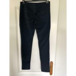 Claudia Strater donkerblauwe skinny maat 38 zijrits