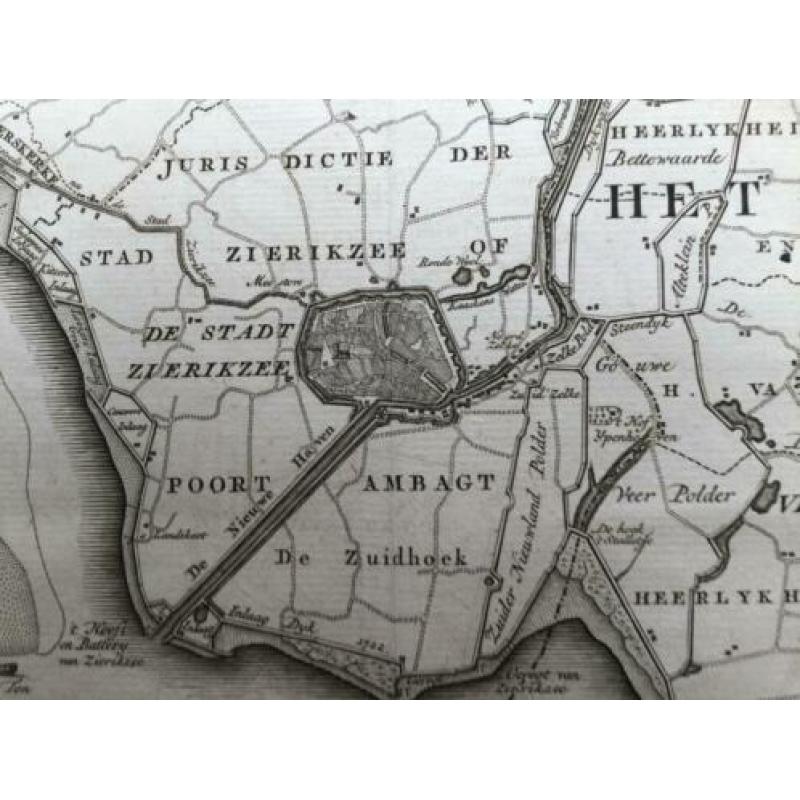 Schouwen en Duiveland, kopergravure, 1753