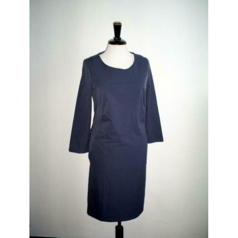 NIEUW !!! - prachtige blauwe jurk van WOMAN mt.38 met zakjes