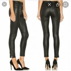 Leren broek van Anine Bing. Mt. M