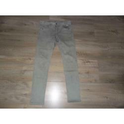 Anna Scott Denim Groen/Grijze Spijkerbroek/Jeans Maat 40