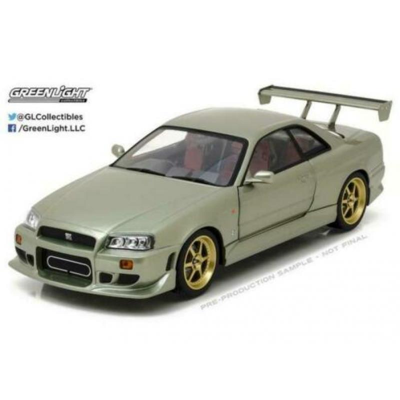 Nissan Skyline GT-R R34 1999 millennium jade Greenlight
