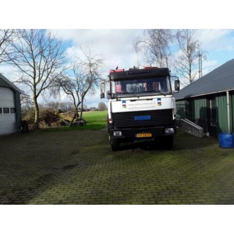 Vicario 168.6 bouwkraan met iveco truck