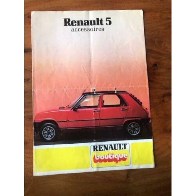 Renault 5 / super 5 brochures