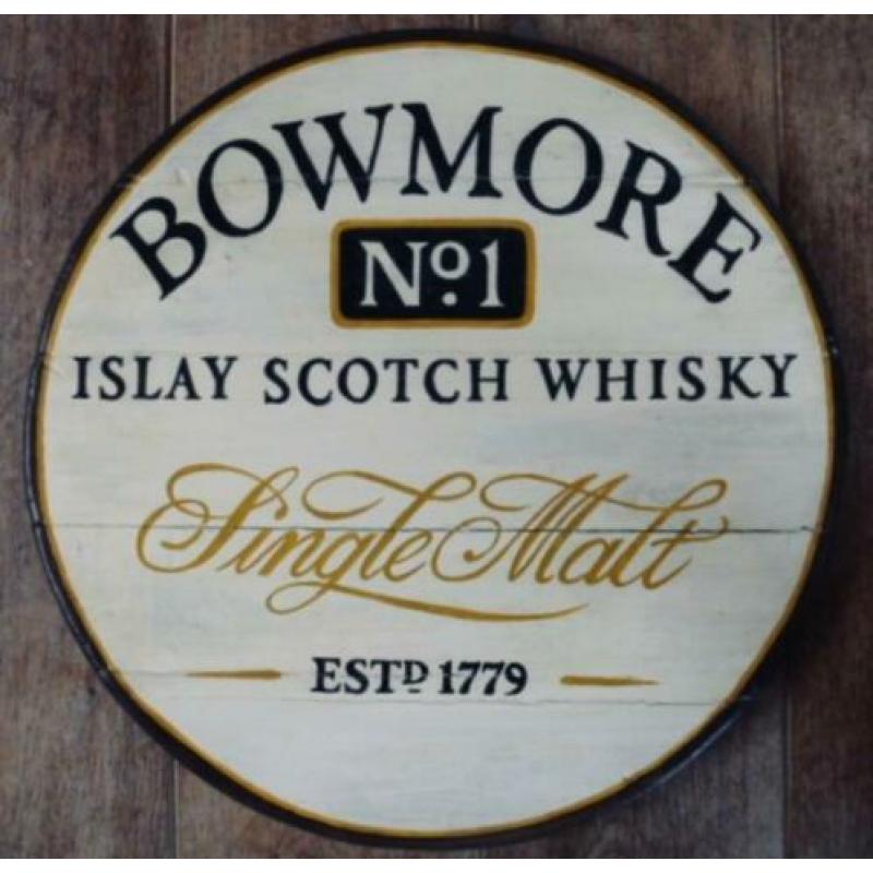Handgeschilderd pub bord/Schotse whisky/Bruichladdig/whiskey