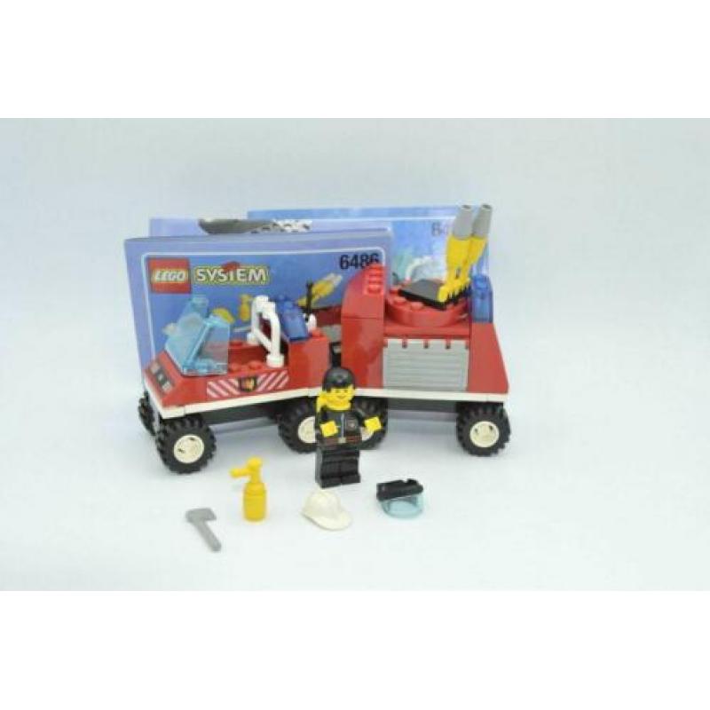* Lego 6486 6505 6511 6593 6612 Brandweer - Compleet ZGAN *