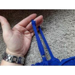Kobalt blauw jurkje maat m