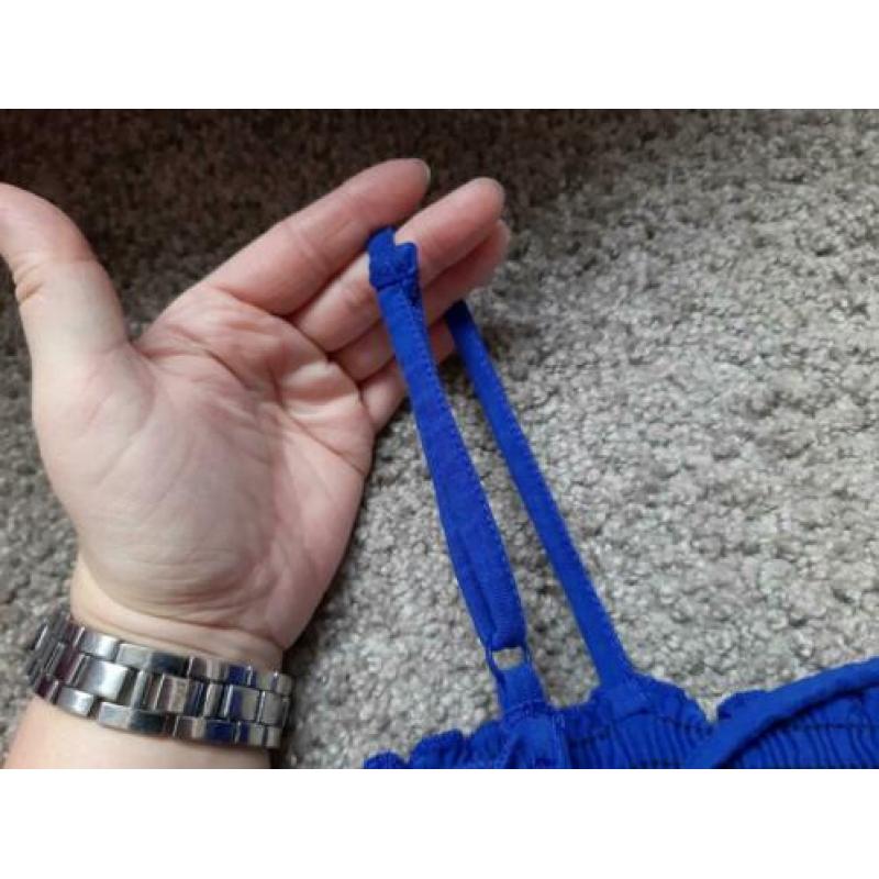 Kobalt blauw jurkje maat m