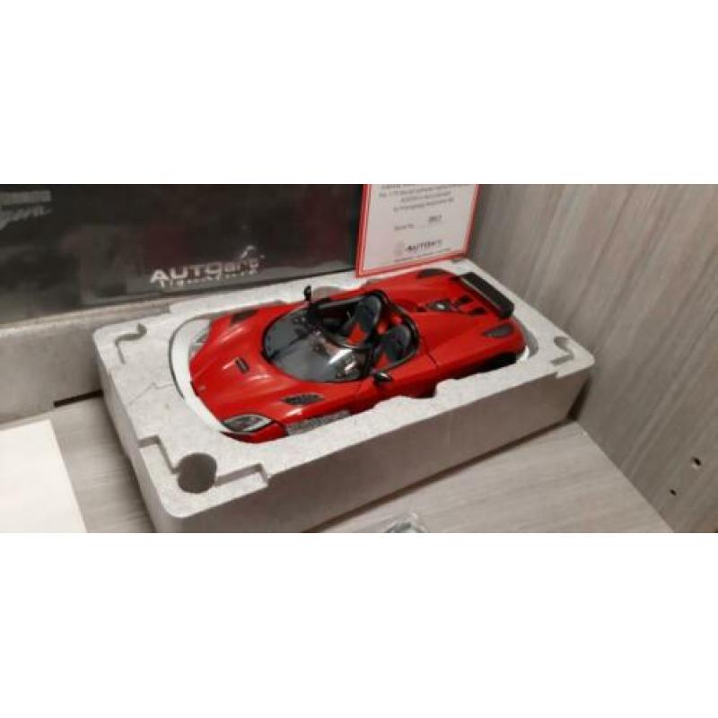 Koenigsegg agera red 79007 extreem zeldzaam AUTOART