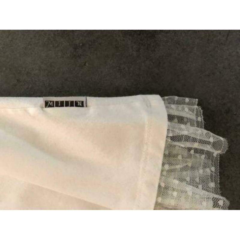 ingewikkelde witte jurk MIJN maat 122 - 128
