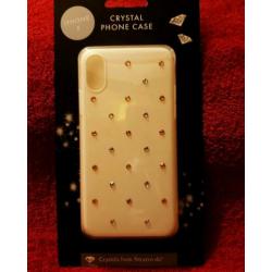 Nieuw Iphone X swarovski strass steentjes wit cover hoesjes