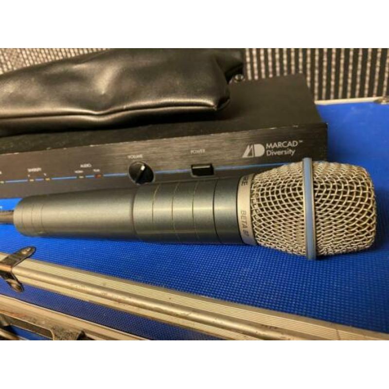 Shure EC4 + beta 87 microfoon freq: 222.250
