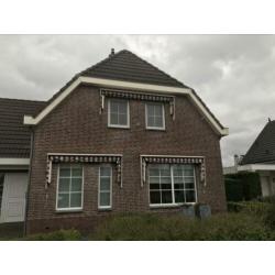 Markiezen rood met wit