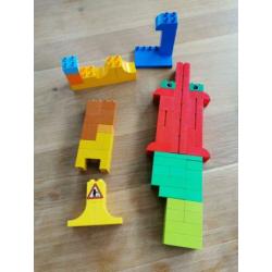 Div duplo, trein, dieren, blokken, motor