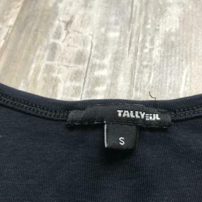 Croptop donkerblauw ankers | Tally Weijl | Maat S (36)