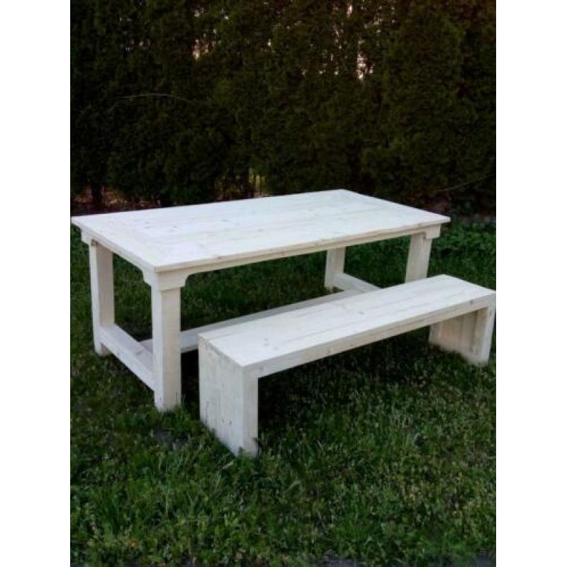 Steigerhouten tuinmeubelen.