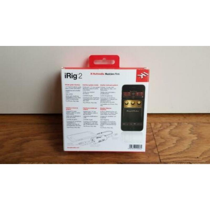 IK Multimedia iRig 2 /iRig2 iOS gitaar iPhone interface