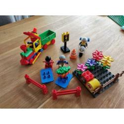 Div duplo, trein, dieren, blokken, motor