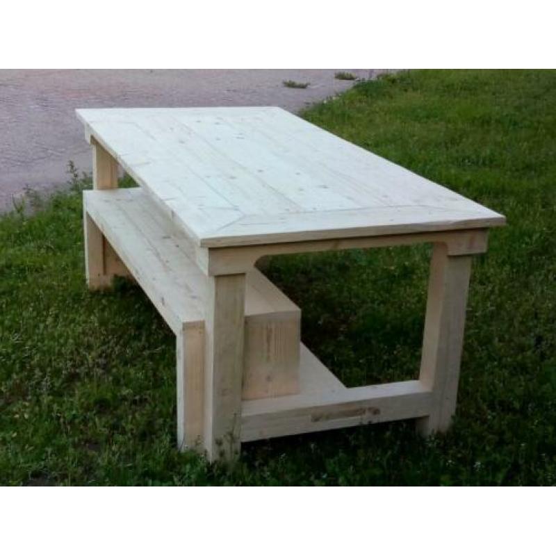 Steigerhouten tuinmeubelen.