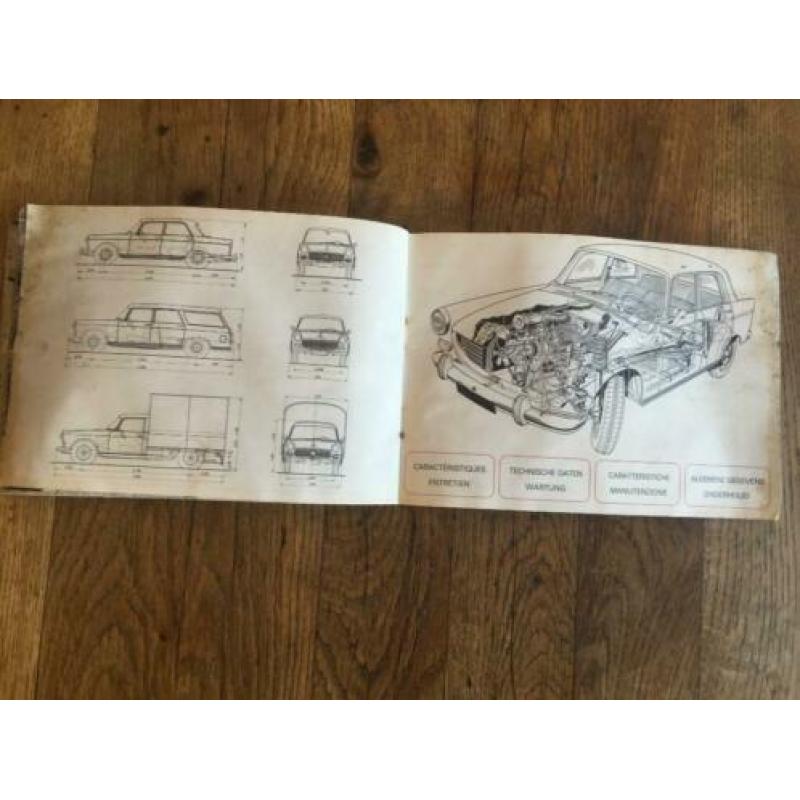 Peugeot 404 instuctie / onderhoudsboekje