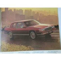 1986 Cadillac Brochure USA