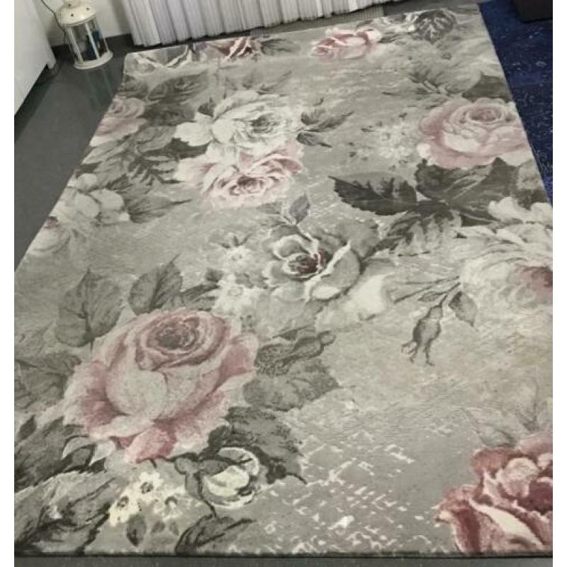 Bloem design vloerkleed/tapijt 200x300 cm