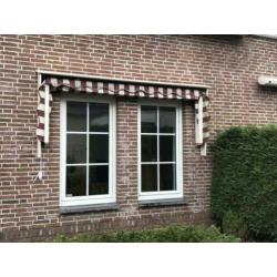 Markiezen rood met wit