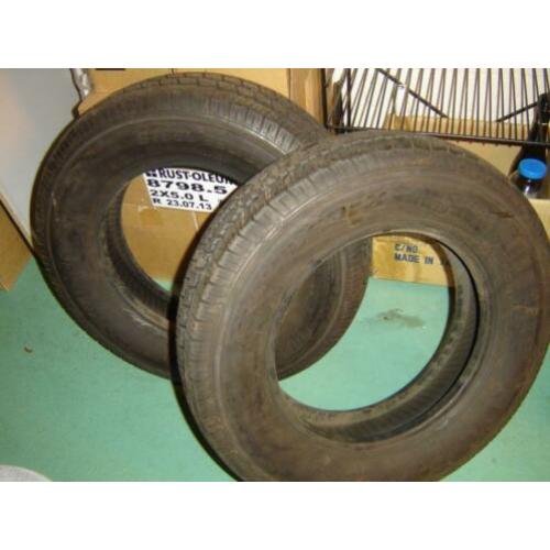 2 x Maxmiler x Steelbelted GT-radial aanhangerbanden
