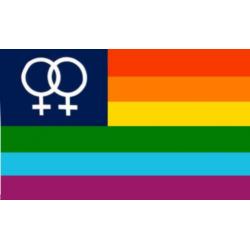 Coming out day de regenboog vlag in top